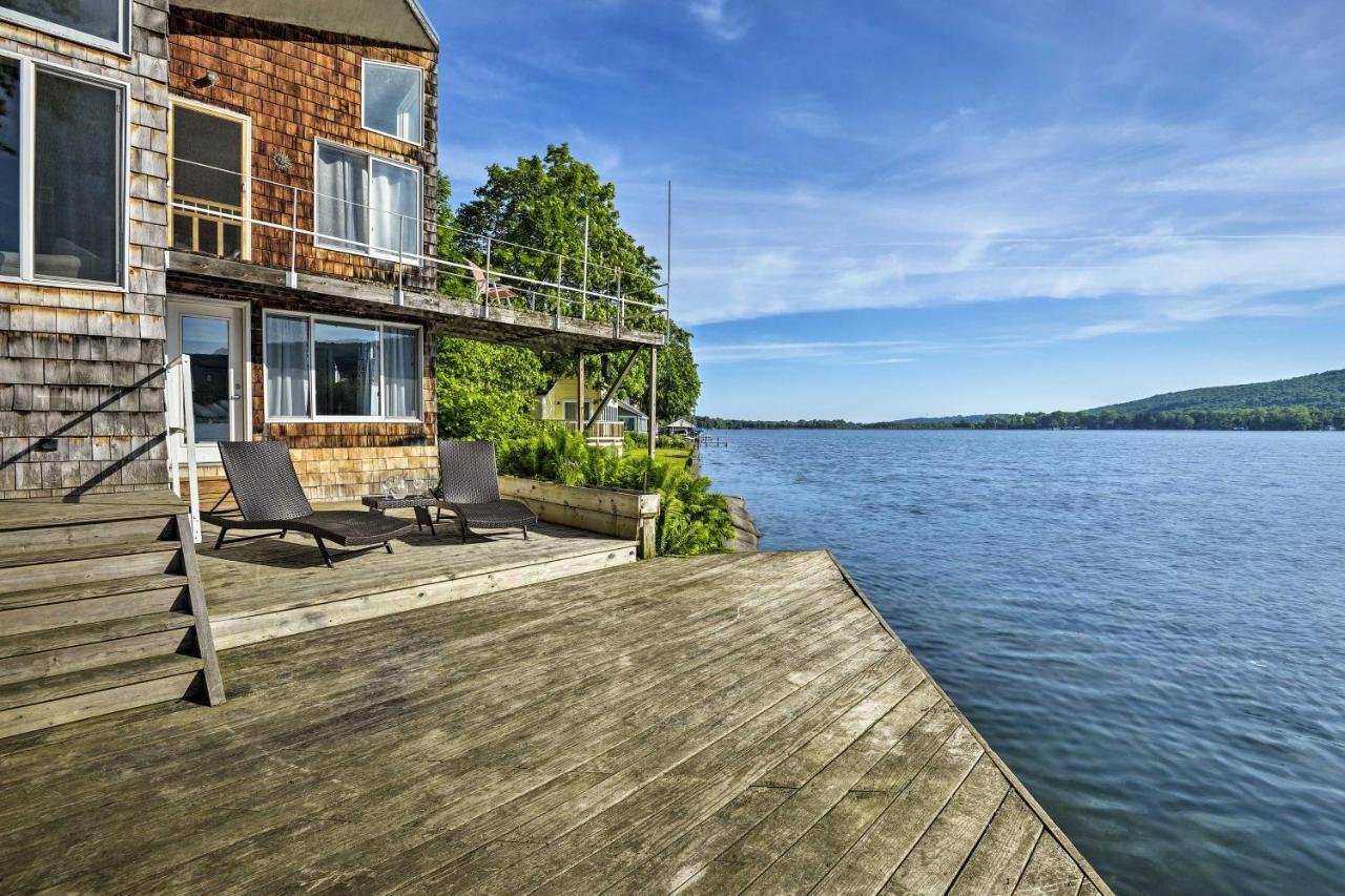 Waterfront Deruyter Home With Private Dock! New Woodstock Luaran gambar