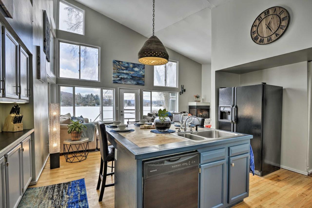 Waterfront Deruyter Home With Private Dock! New Woodstock Luaran gambar