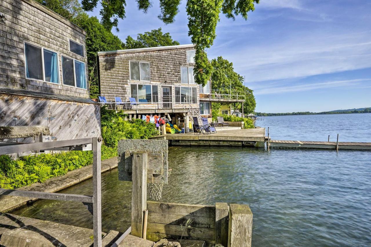 Waterfront Deruyter Home With Private Dock! New Woodstock Luaran gambar