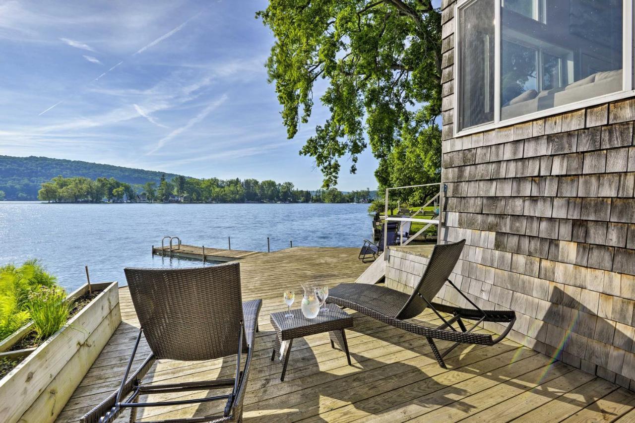 Waterfront Deruyter Home With Private Dock! New Woodstock Luaran gambar